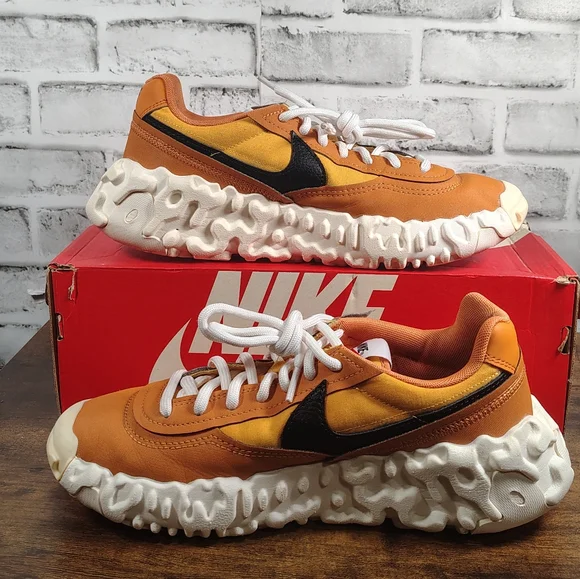 Nike Overbreak SP Hot Curry Brown Black Pollen Yellow White DC8240-800 Mens 9.5